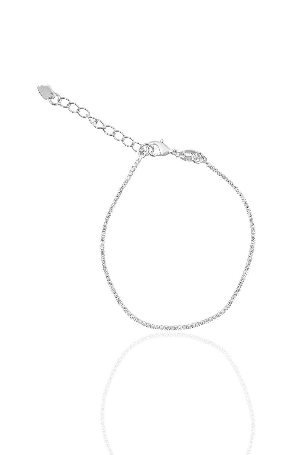 Micro Cubic Zirconia Tennis Bracelet