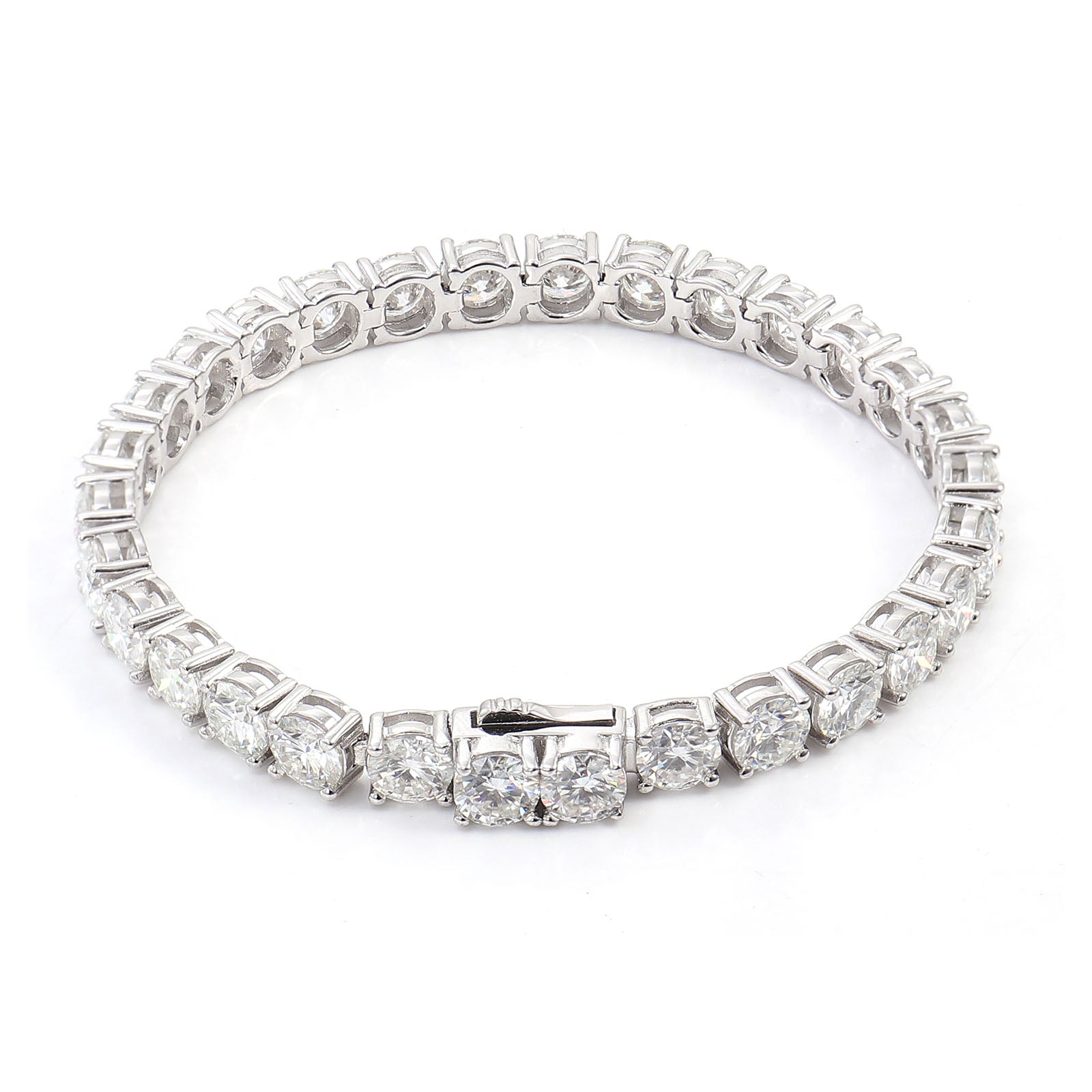 2mm Moissanite Tennis Bracelet – GRA Certified