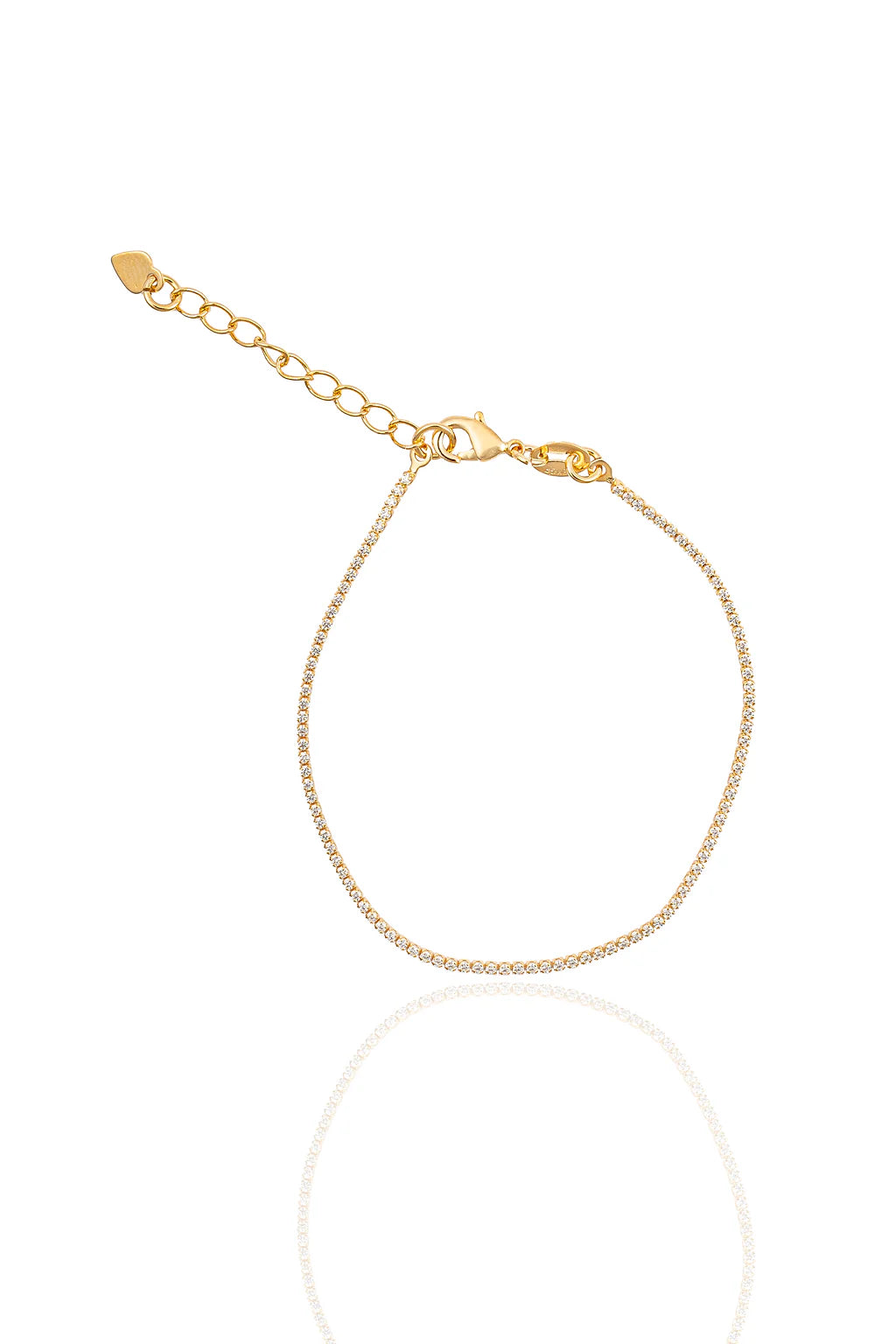 Micro Cubic Zirconia Tennis Bracelet