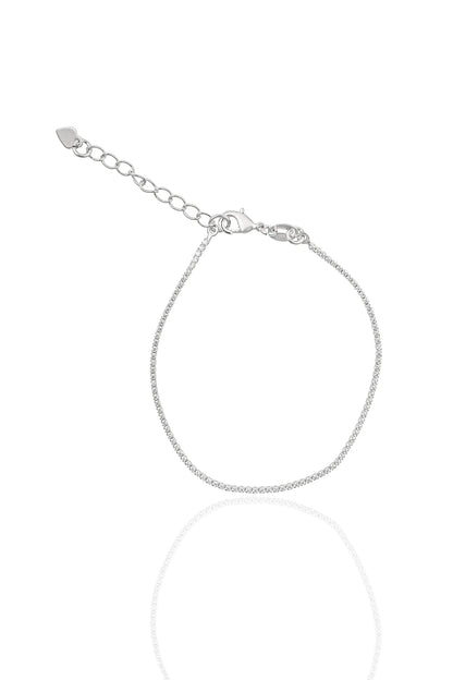 Micro Cubic Zirconia Tennis Bracelet