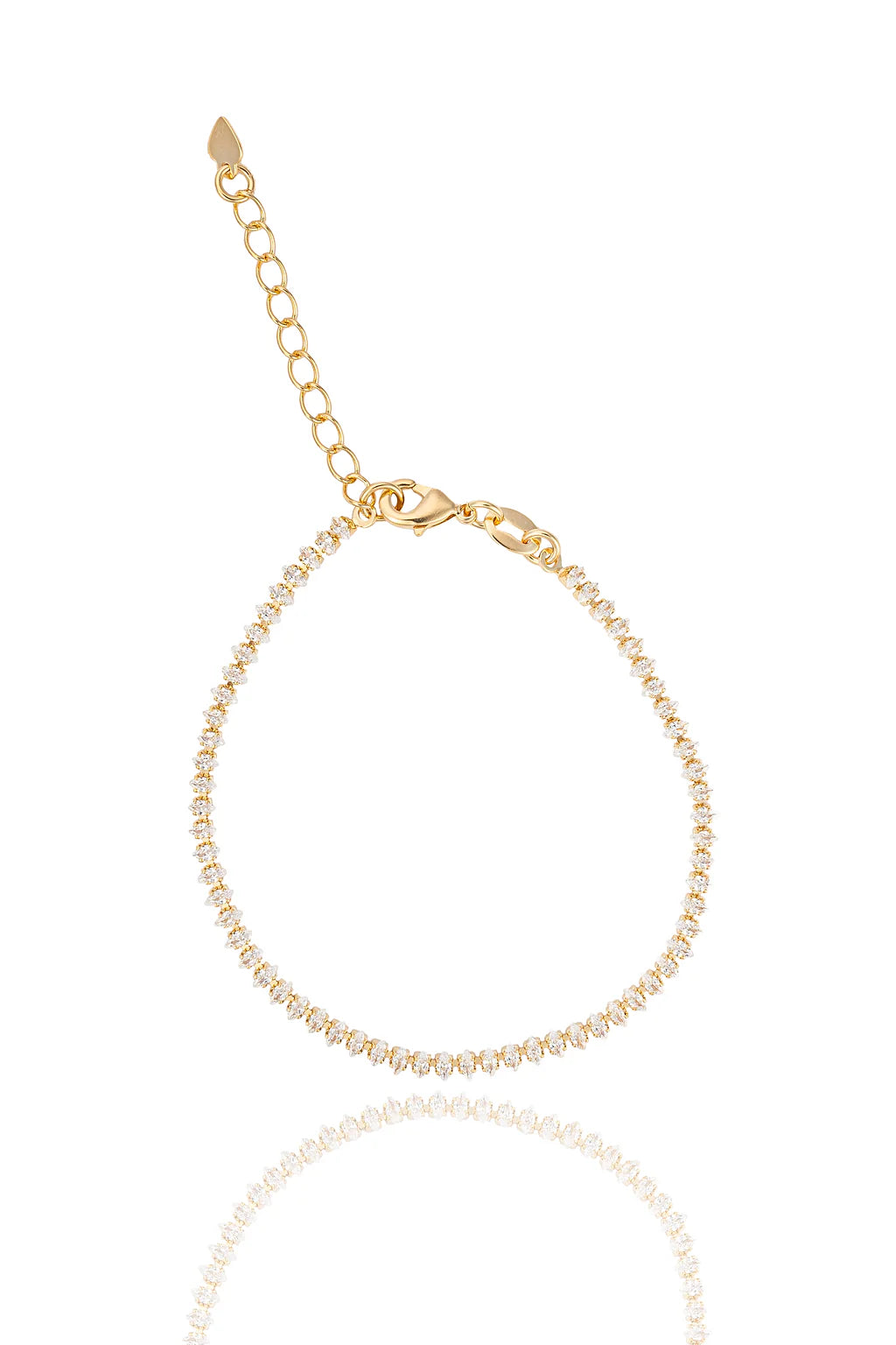 3mm Marquise CZ Tennis Bracelet