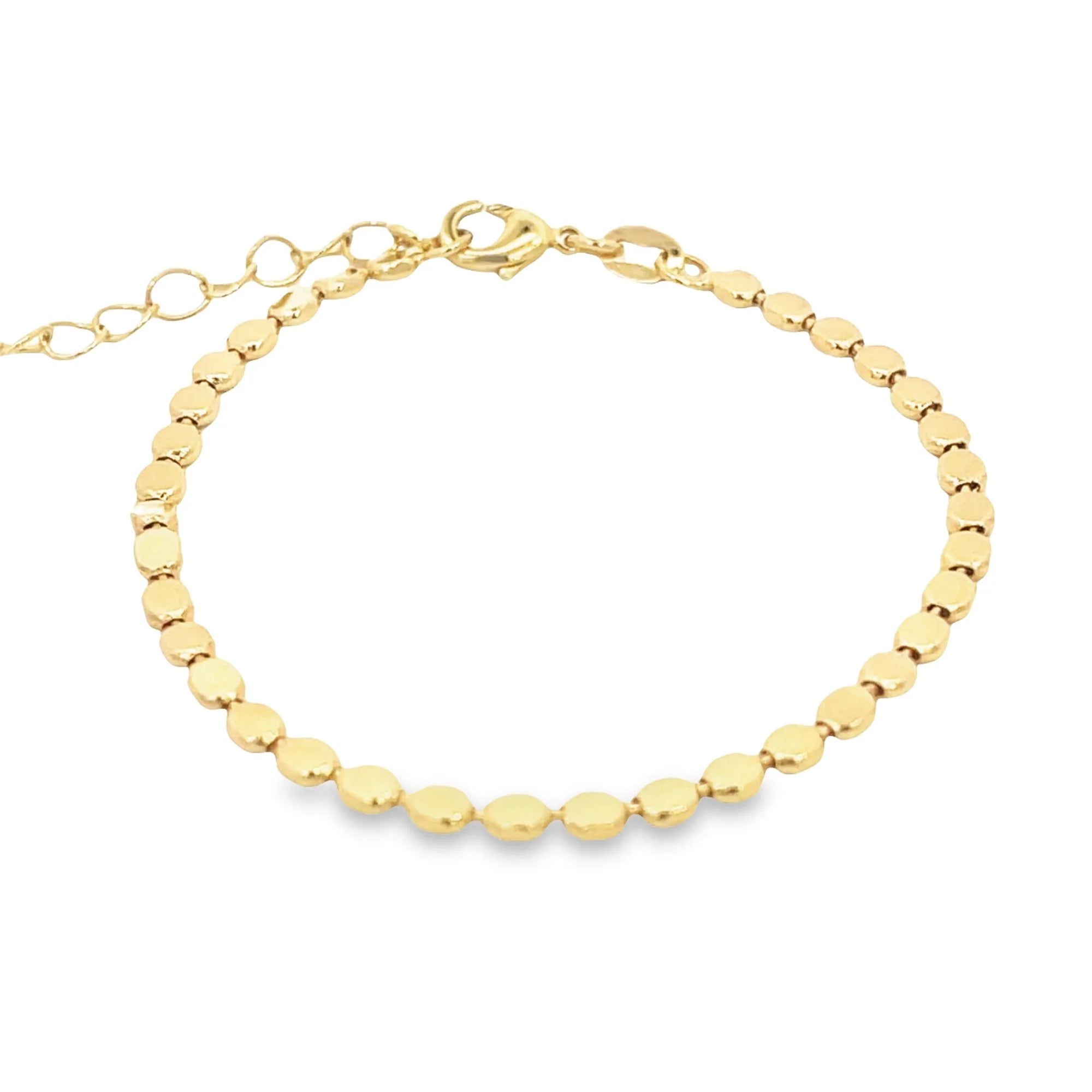 3mm Flat Ball Disc Bracelet