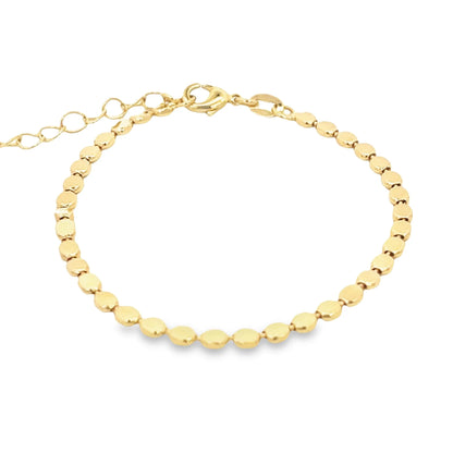 3mm Flat Ball Disc Bracelet
