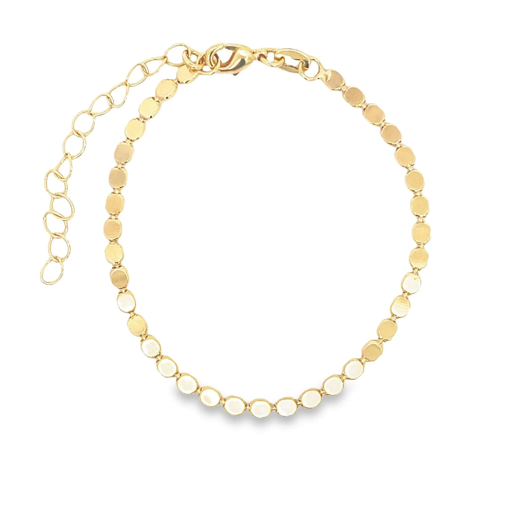 3mm Flat Ball Disc Bracelet