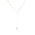 Cubic Zirconia Dangle Choker Necklace