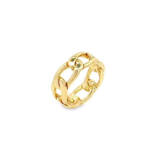 Chunky Cuban Curb Ring