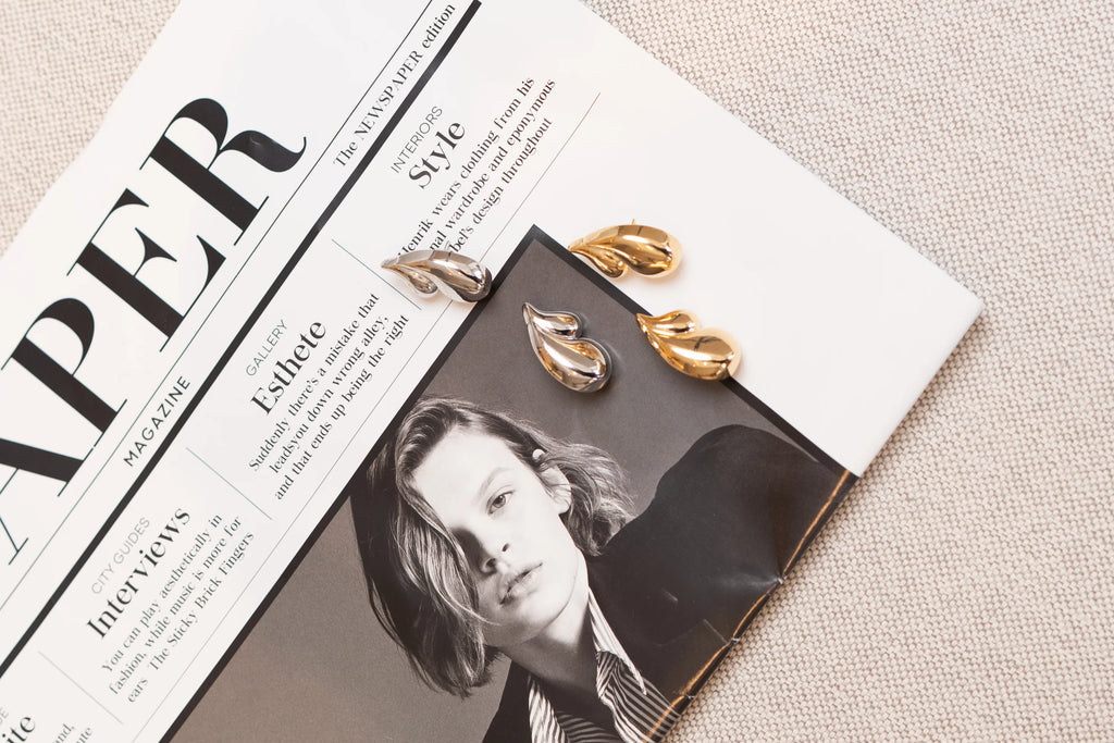 Double Tear Drop Earrings