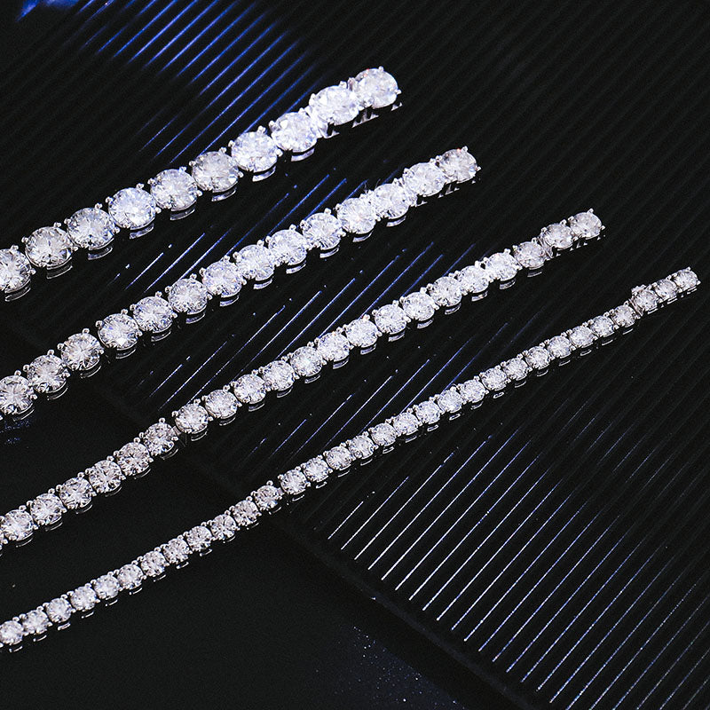 2mm Moissanite Tennis Bracelet – GRA Certified