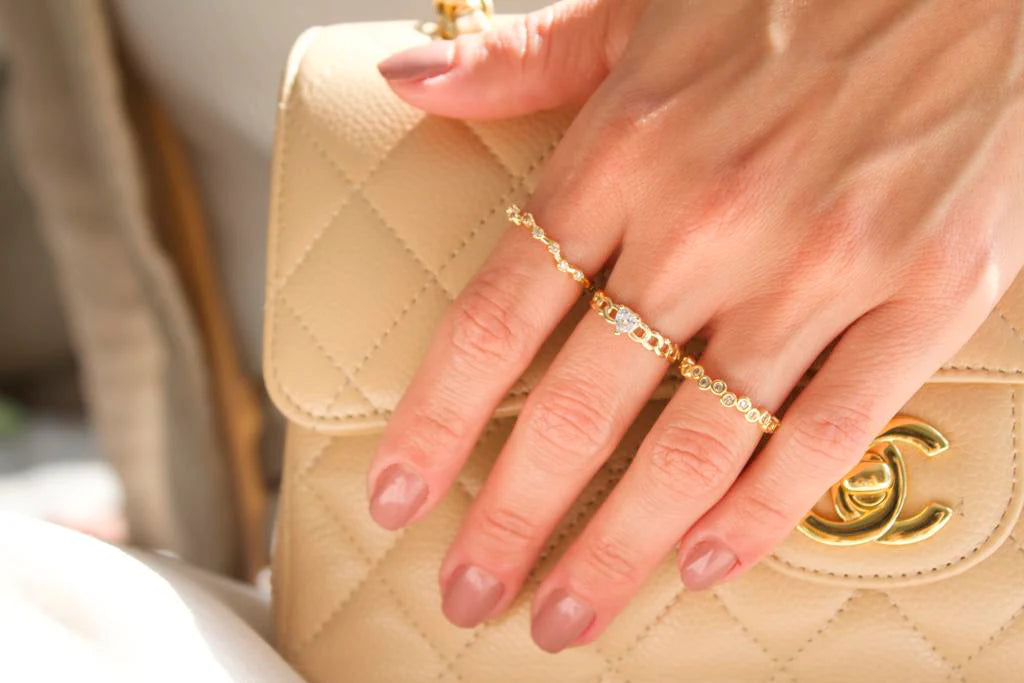 Gold Star Constellation Ring