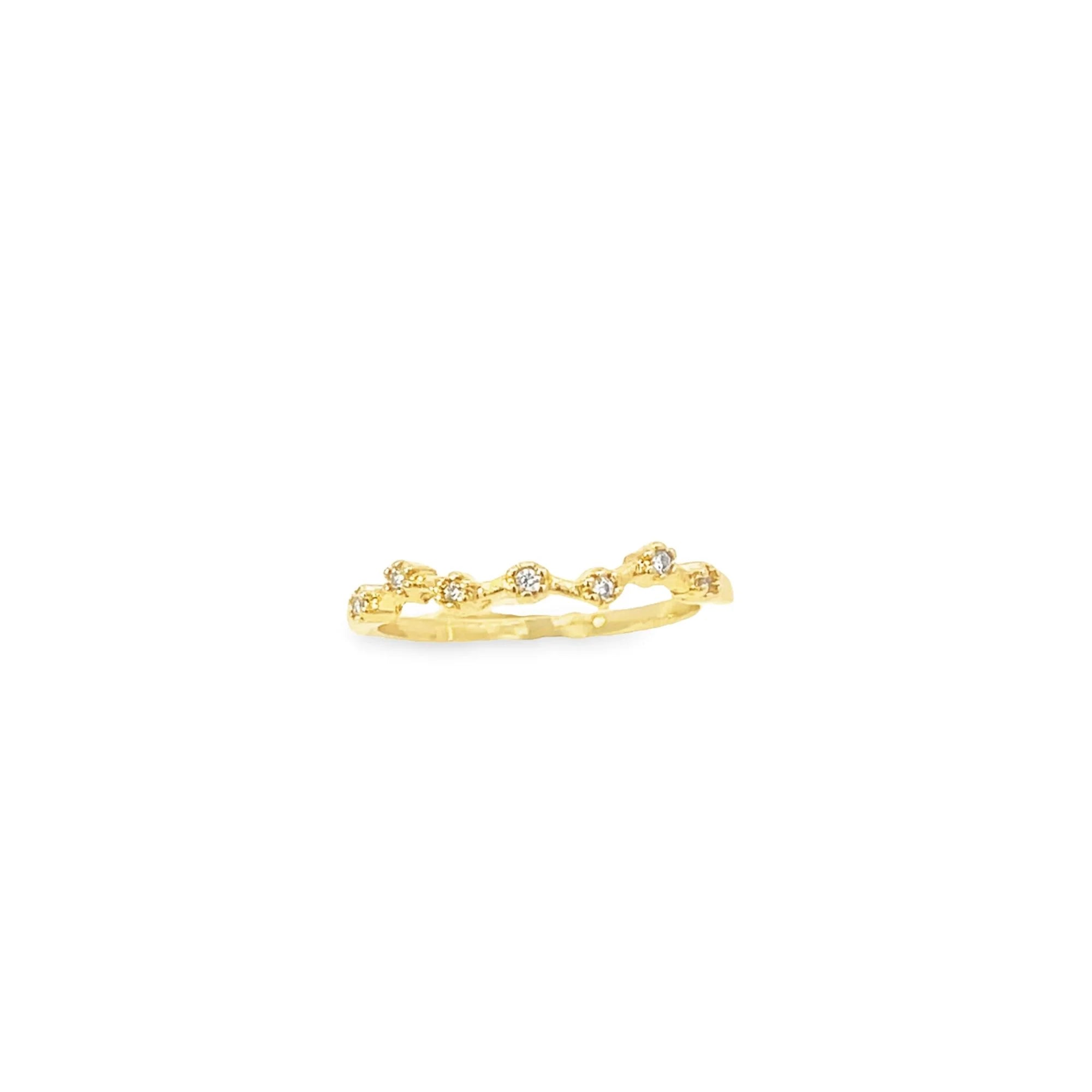 Gold Star Constellation Ring