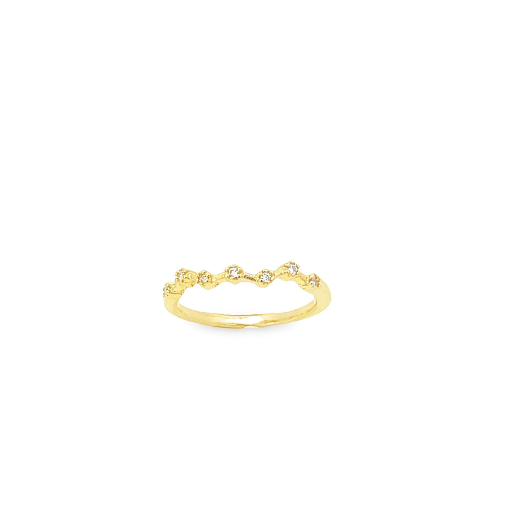 Gold Star Constellation Ring