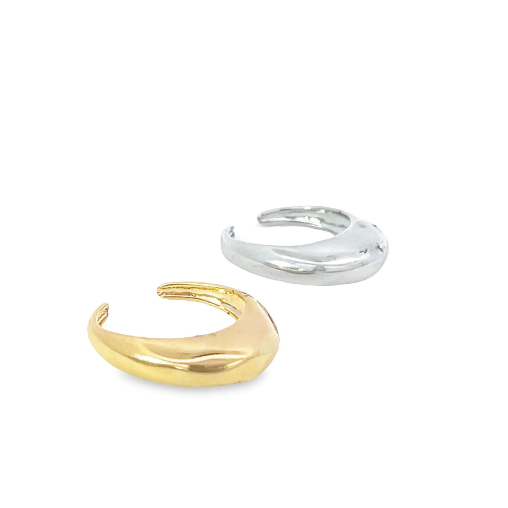 Thin Flat Dome Ring