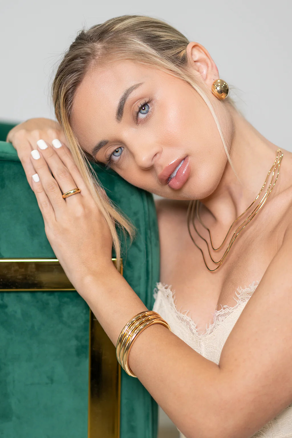 Thin Flat Dome Ring